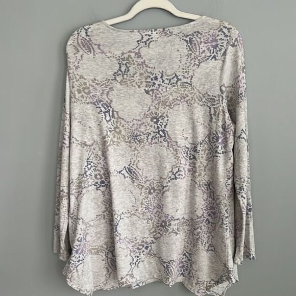 Pure Jill women’s M modal cotton blend floral pop over tunic blouse summ… - Picture 14 of 16